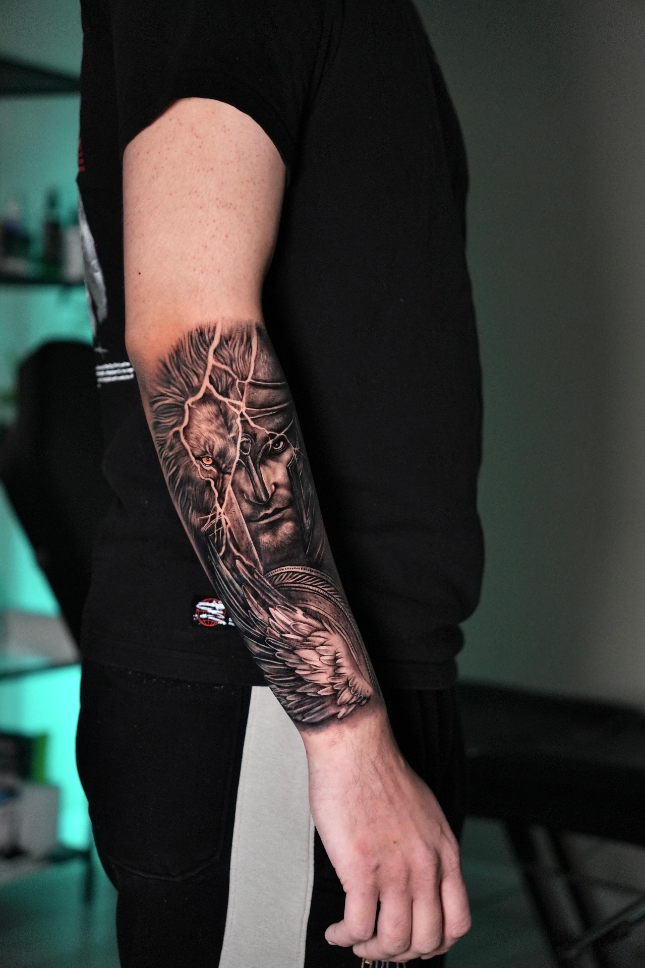 Spartan Warrior — Sleeves tattoo by Sahil