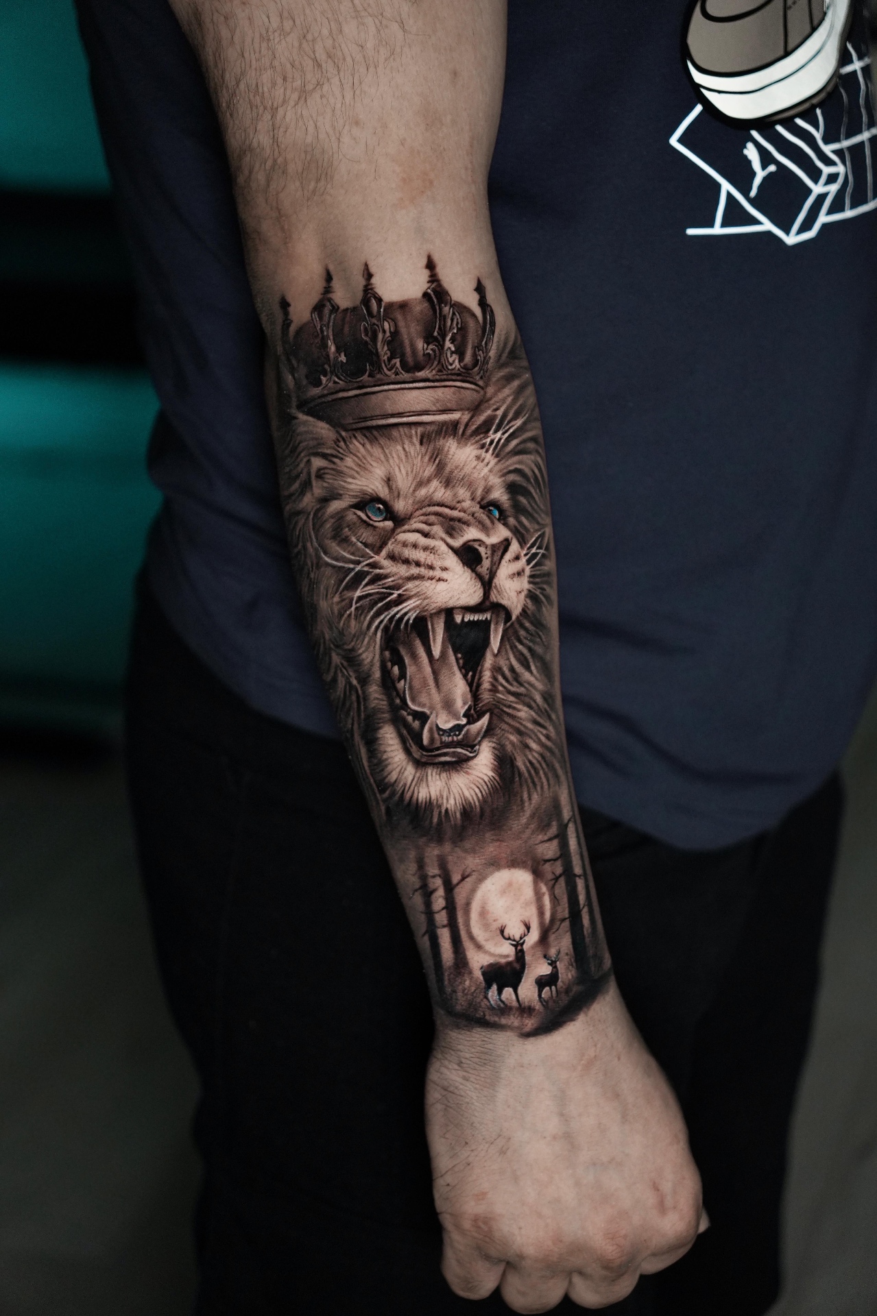 King of the Wild — Sleeves tattoo by Sahil