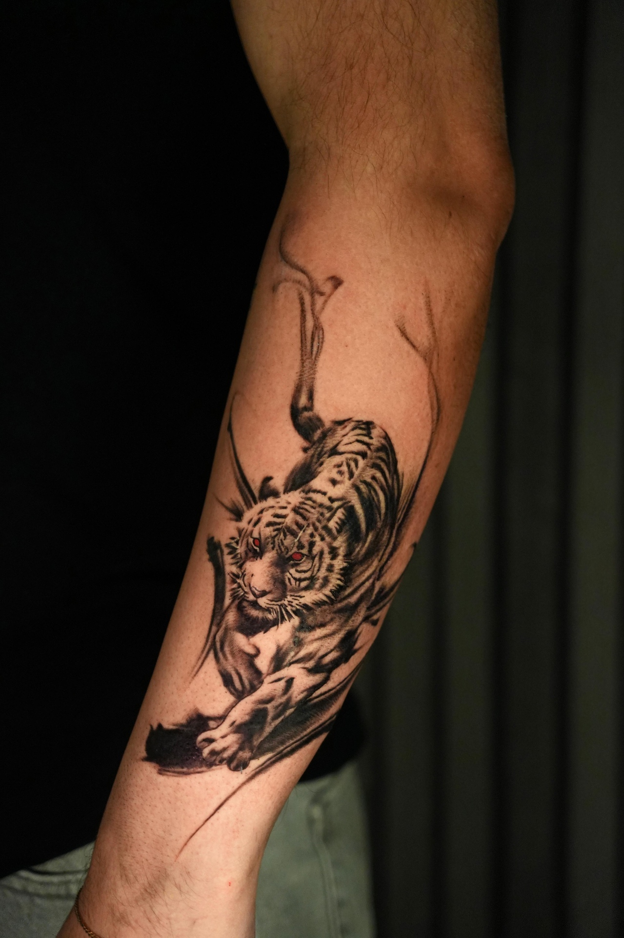 Prowling Tiger — Animal Portraits tattoo by Sahil