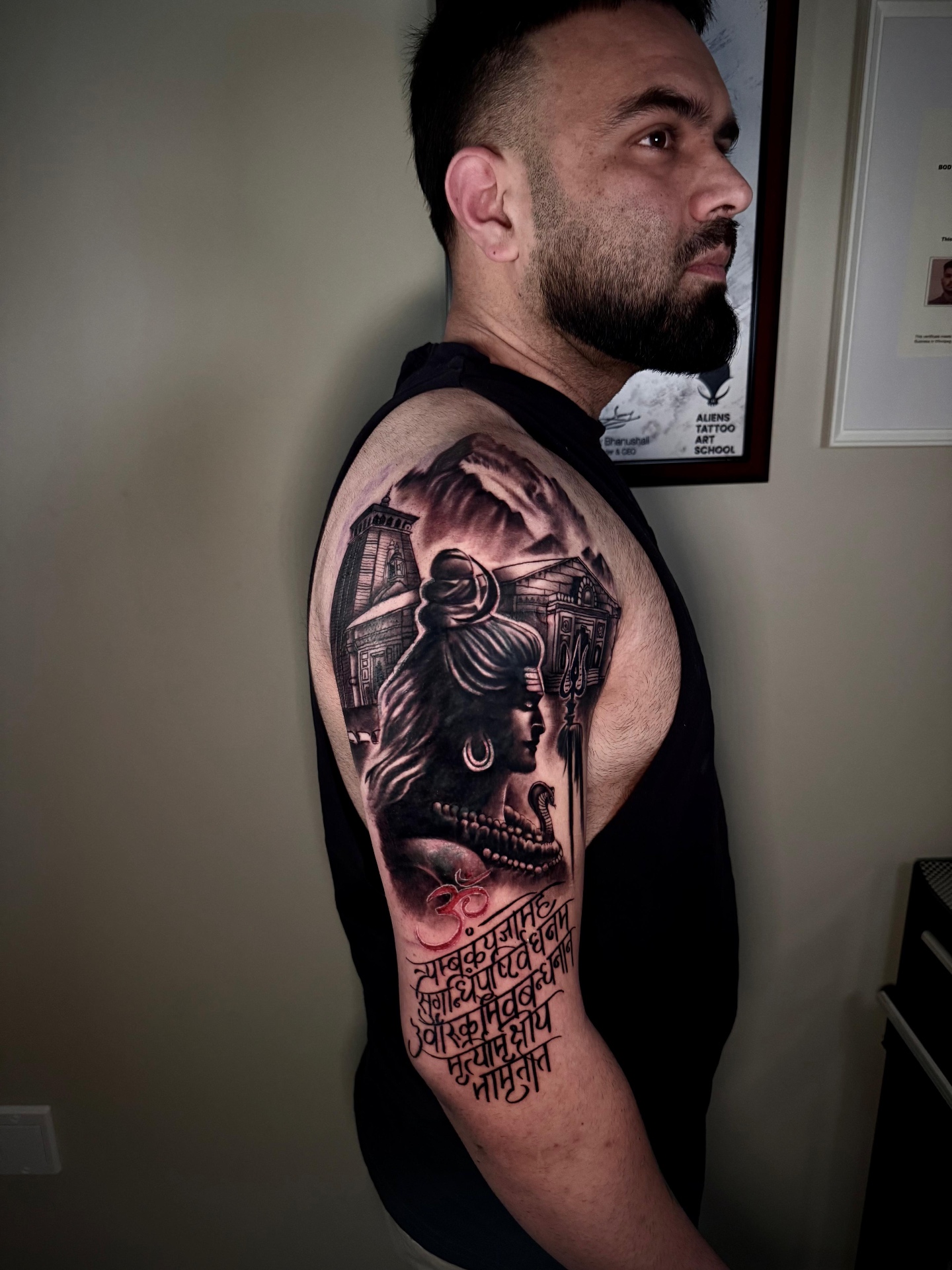 Shiva · Kedarnath — Sleeves tattoo by Sahil