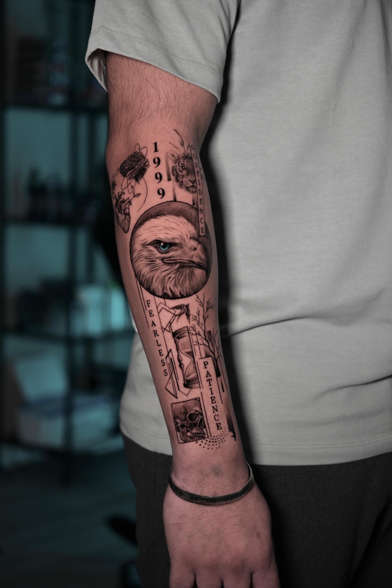 Fearless · Patience — Sleeves tattoo by Sahil